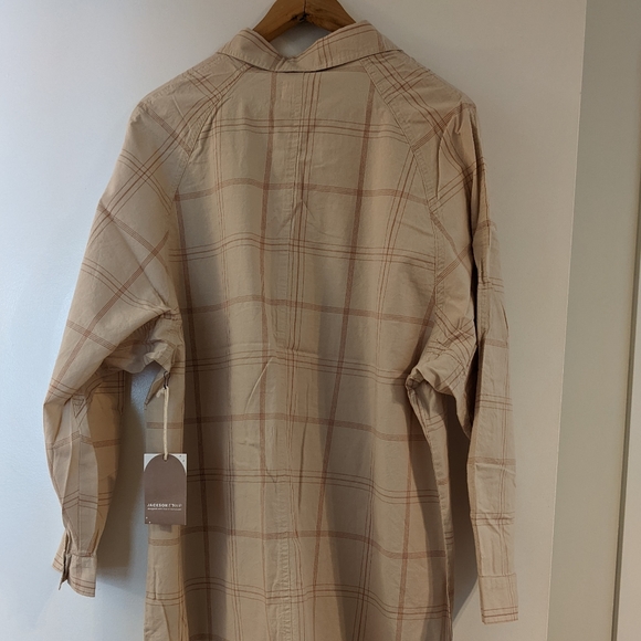 Jackson Rowe Beau Dress - Sandcastle Plaid BNWT - Picture 8 of 8